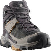 SALOMON X Ultra 5 Mid GTX W vaelluskengät - vaaleanharmaa/harmaa
