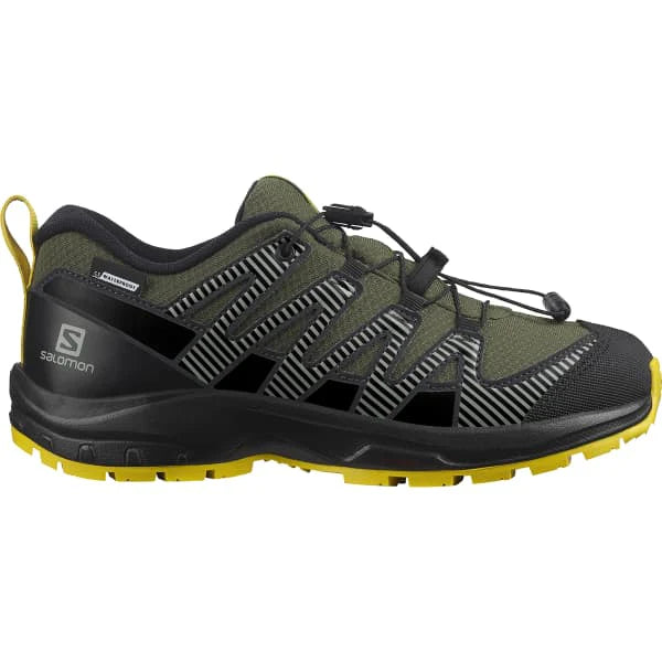 SALOMON Schuhe XA Pro V8 CSWP J schwarz/grün/gelb