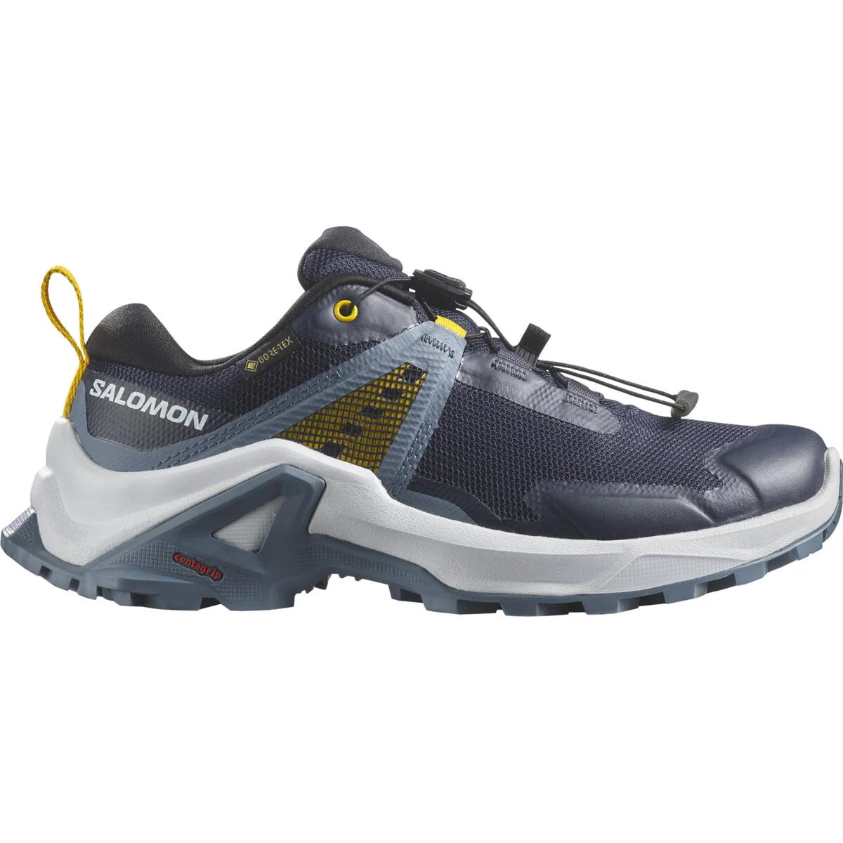 SALOMON X Raise GTX J kid's shoes - blue/white/yellow