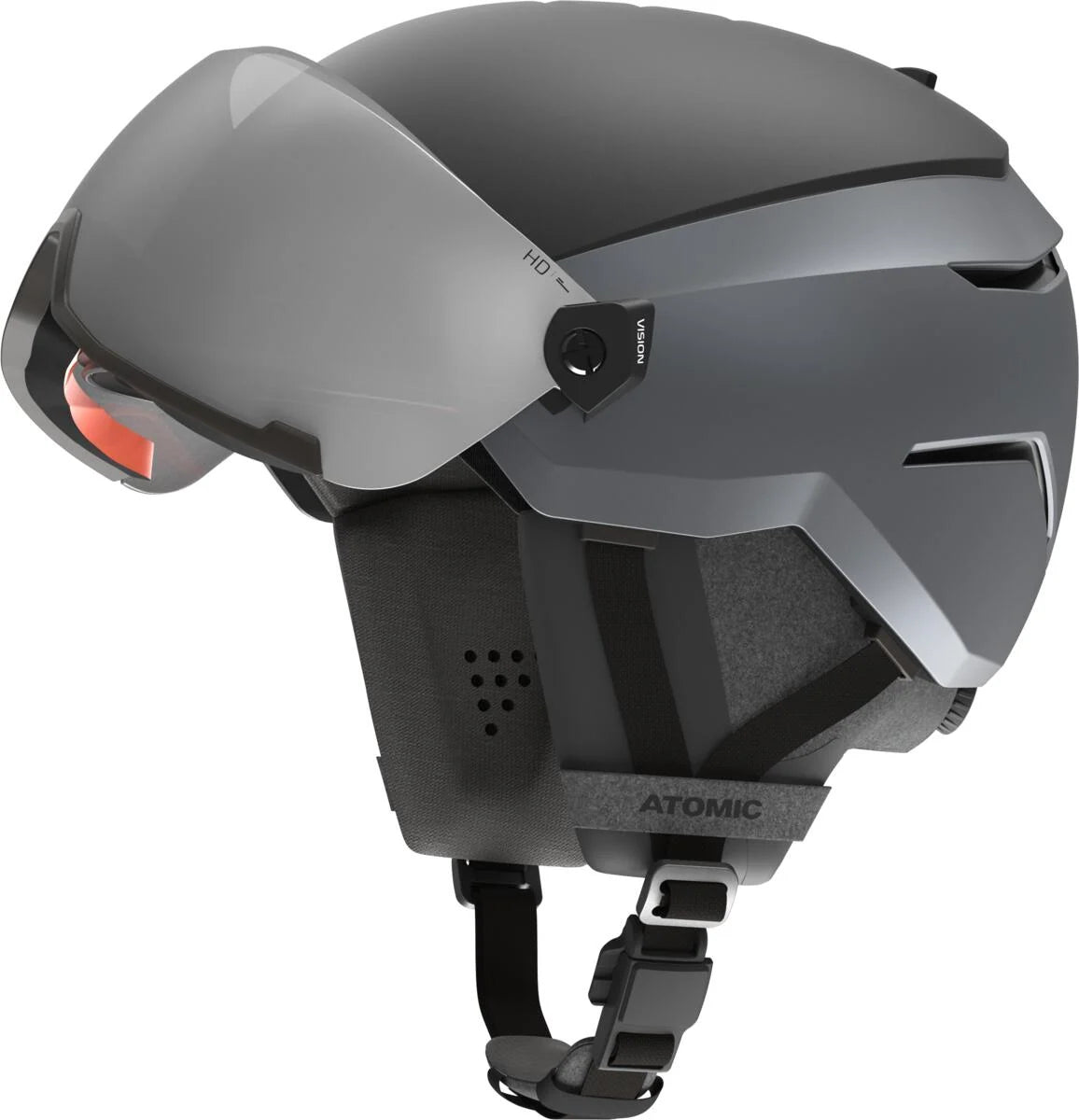 Casco da sci VOLANT AMID Visor HD PLUS – Nero / Argento HD C2-3