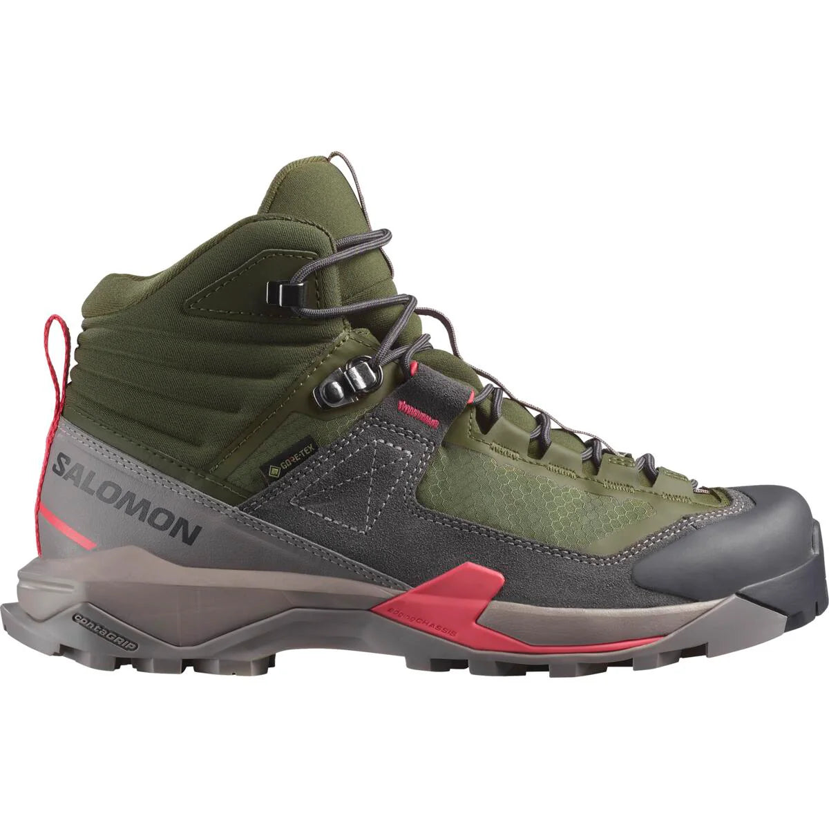 Botas de senderismo SALOMON X ULTRA ALPINE MID GORE-TEX W - verde/rosa