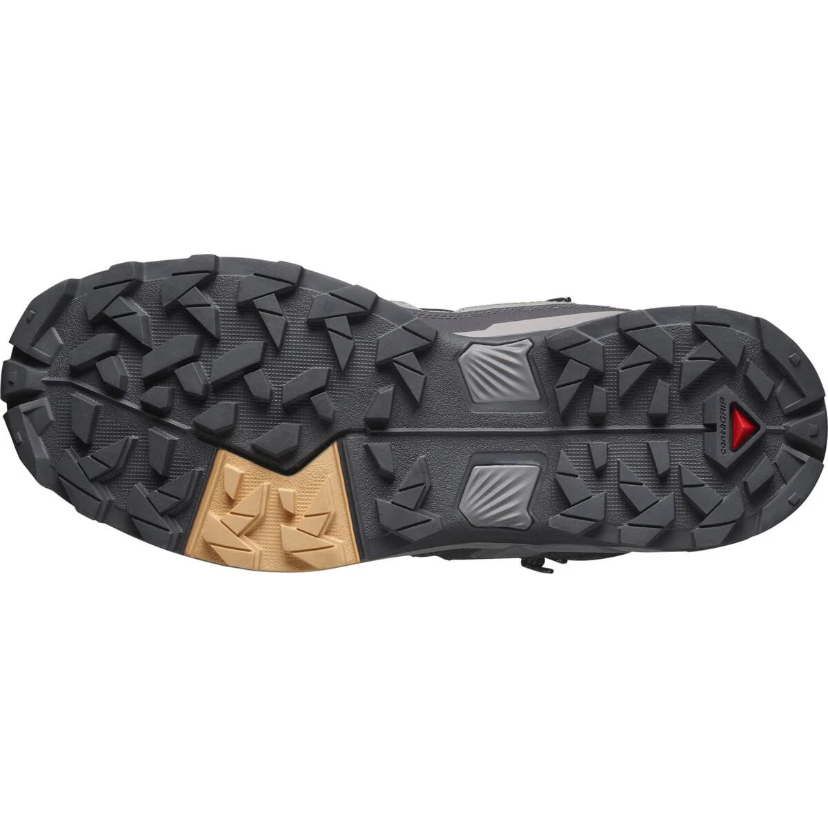 SALOMON X Ultra 5 Mid GTX W vaelluskengät - vaaleanharmaa/harmaa
