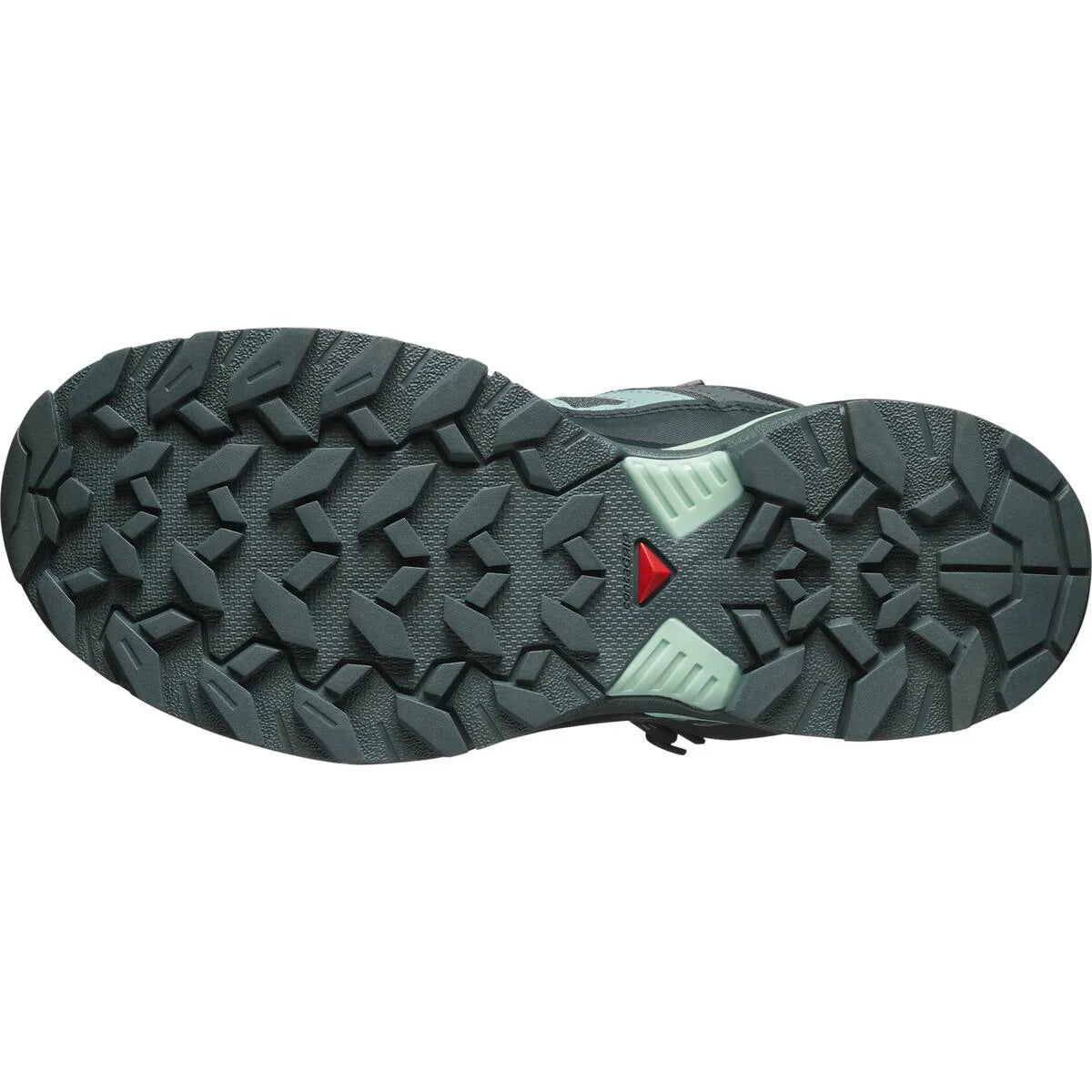 SALOMON X ULTRA 360 MID GTX W vaelluskengät - harmaa/vaaleansininen