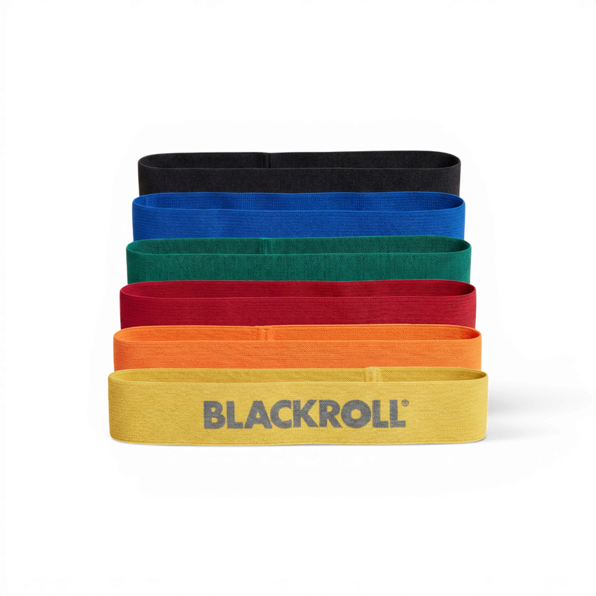 BLACKROLL LOOP BAND SET – Set aus 6 Widerstandsbändern