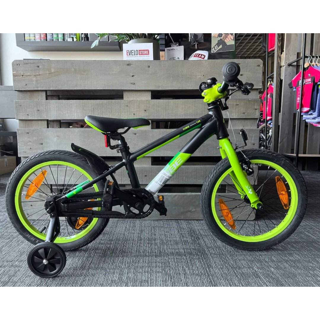 CUBE CUBIE 160 kids bicycle - black/green - CUBE - Evelostore
