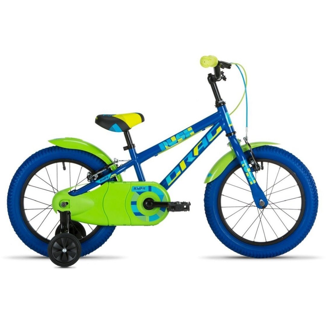 DRAG RUSH 16 children bicycle - blue/green - DRAG - Evelostore