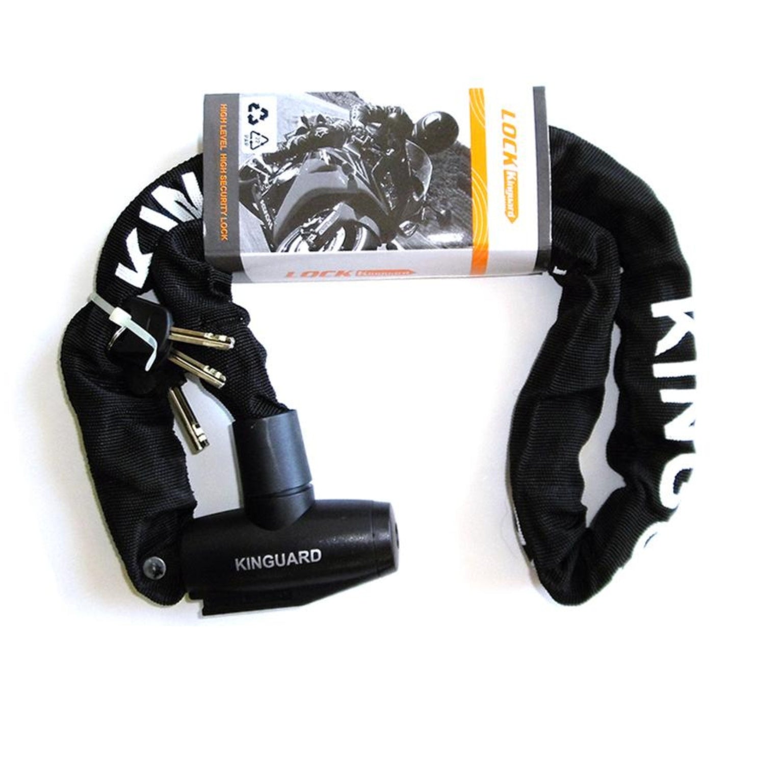 KINGUARD 6017 bike lock - black - KINGUARD - Evelostore