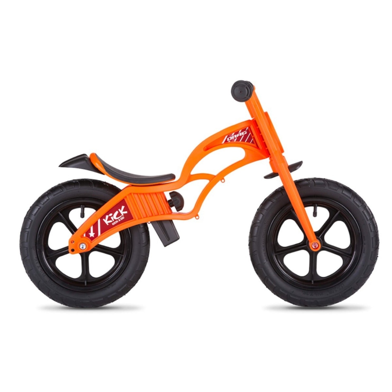 DRAG KICK balansa velosipēds - oranžs