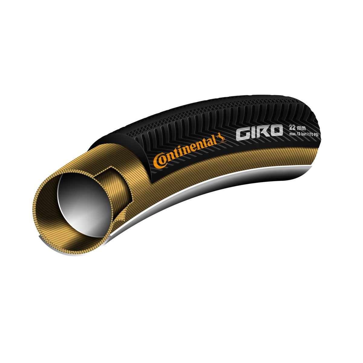 CONTINENTAL GIRO 700 x 22 tyre - CONTINENTAL - Evelostore