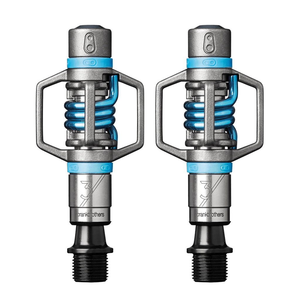 Pédales à clipser CRANKBROTHERS EGGBEATER 3 - argent/bleu