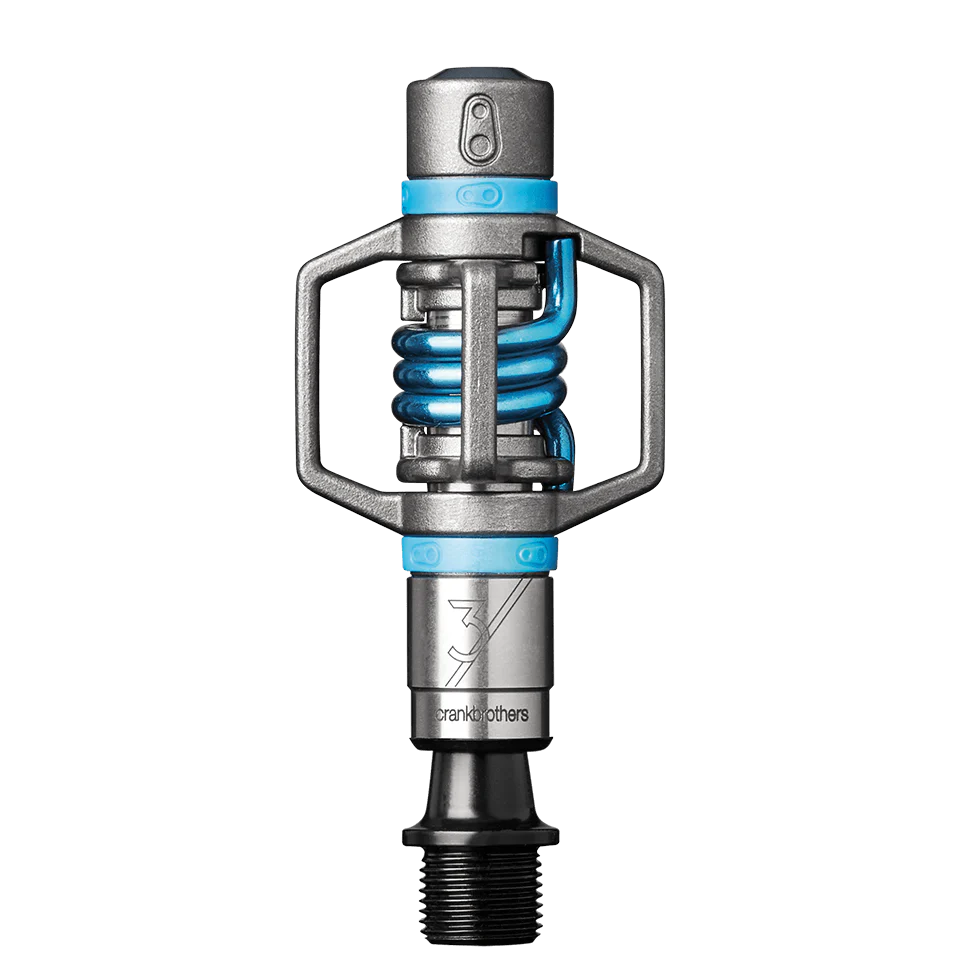 Pédales à clipser CRANKBROTHERS EGGBEATER 3 - argent/bleu
