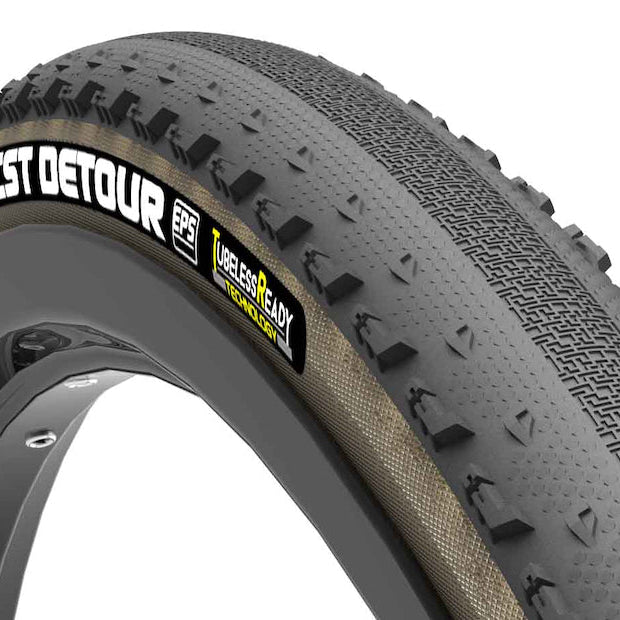 CST DETOUR TR C3015 700 X 38C Tubeless tire - Coffee wall - CST - Evelostore