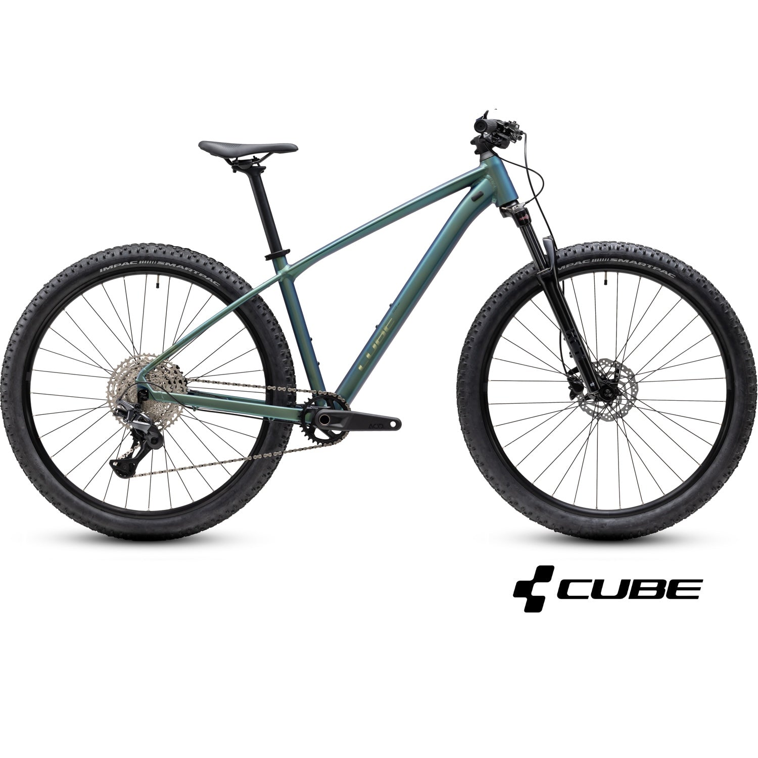 CUBE AIM SLX 27.5 mountain bike - shiftverde´n´chrome 2027