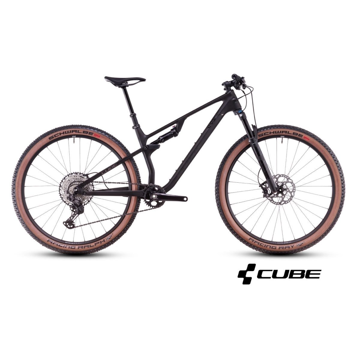CUBE AMS ZERO99 C:68X RACE 29 full suspension bike - blackline