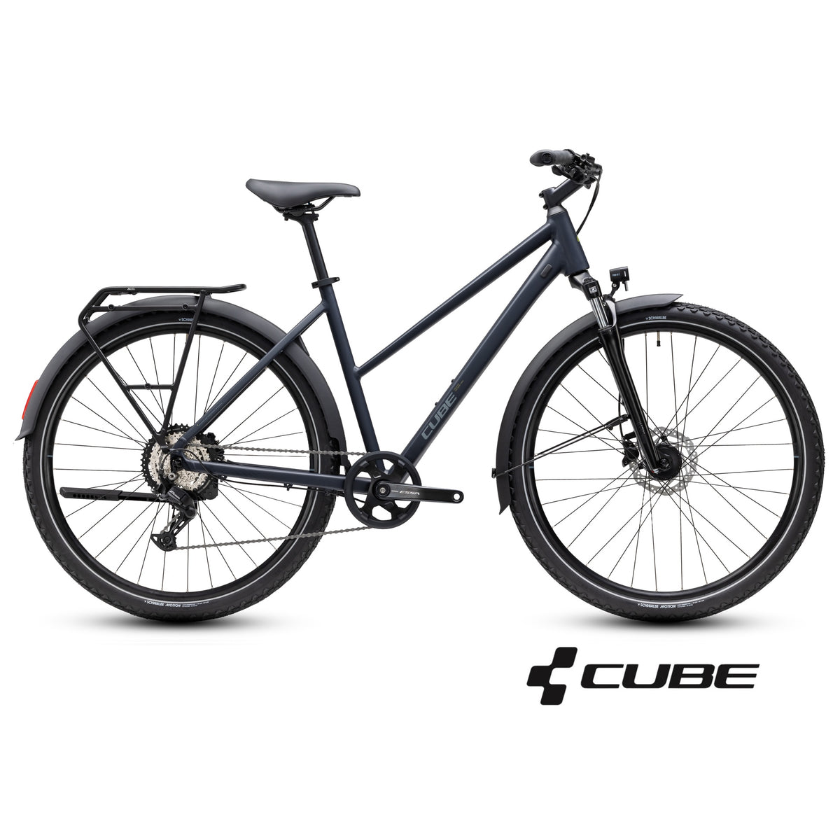 CUBE NATURE ONE FE Trapeze trekking bike - ink´n´grey 2027
