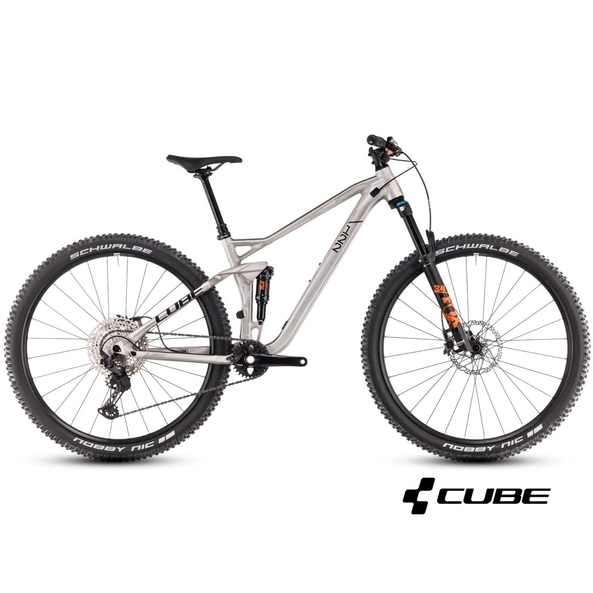 CUBE STEREO ONE22 RACE 29 full suspension bike - rawmetal/black