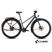 CUBE EDITOR PRO FE pilsētas velosipēds - mineralblue´n´chrome