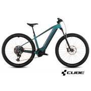 VTT électrique CUBE REACTION HYBRID RACE 800 29 lizard´n´black