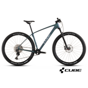 Bicicleta de montaña CUBE REACTION C:62 RACE 29 - azul paloma y arte