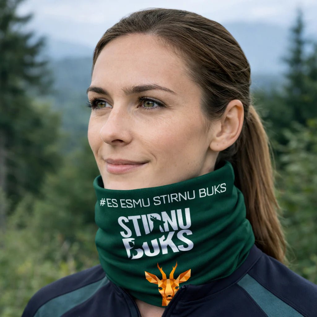 ELEVEN multifunctional scarf cap STIRNU BUKS - dark green - ELEVEN SPORTSWEAR - Evelostore