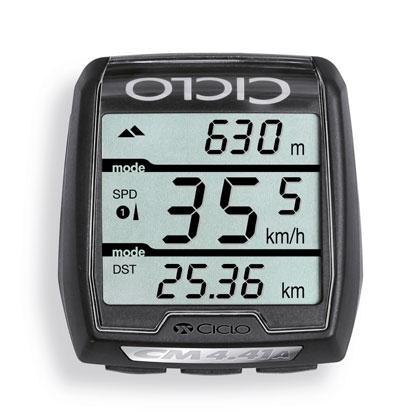 Bezprzewodowy licznik rowerowy CICLOSPORT CM CM 4.41A HR – czarny