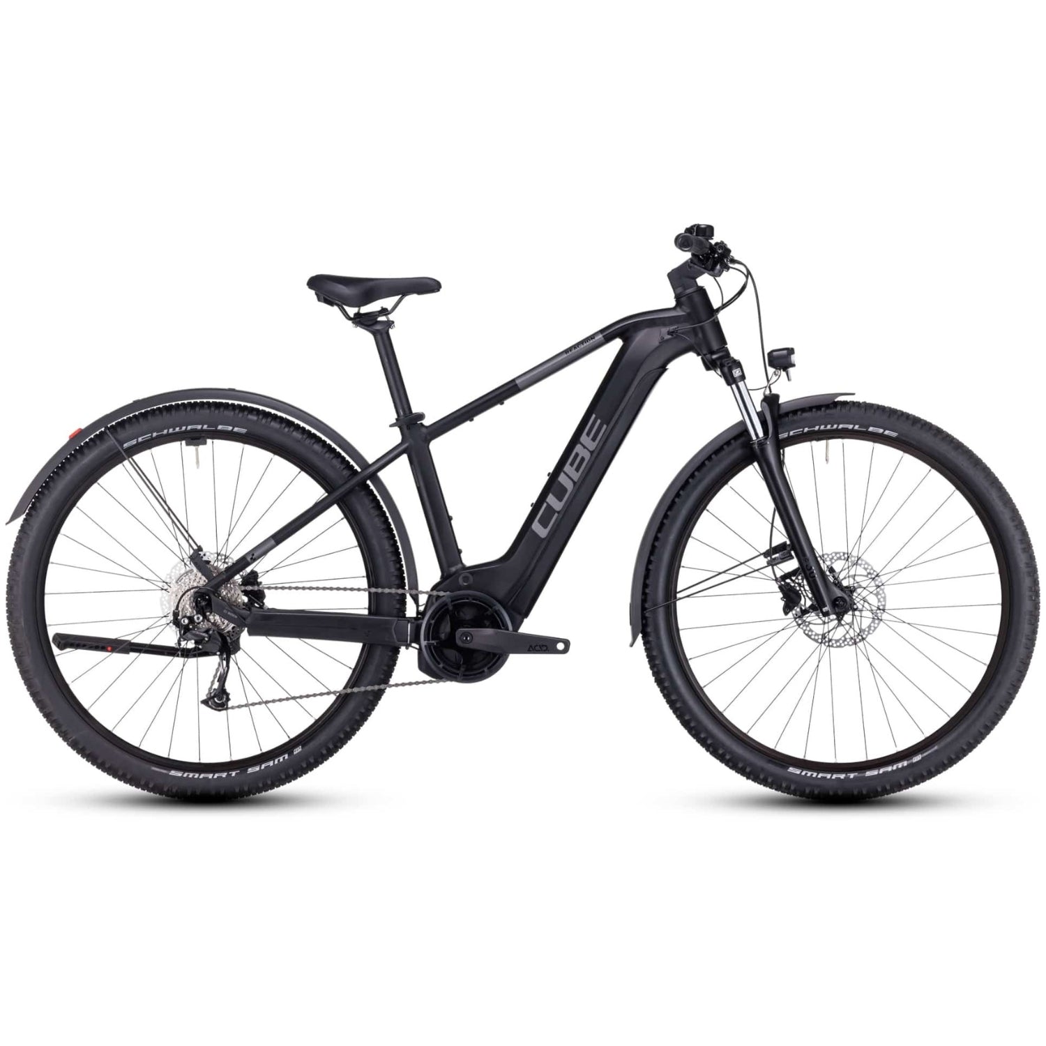 CUBE REACTION HYBRID PERFORMANCE 625 ALLROAD 29 electric bike - black´n´grey