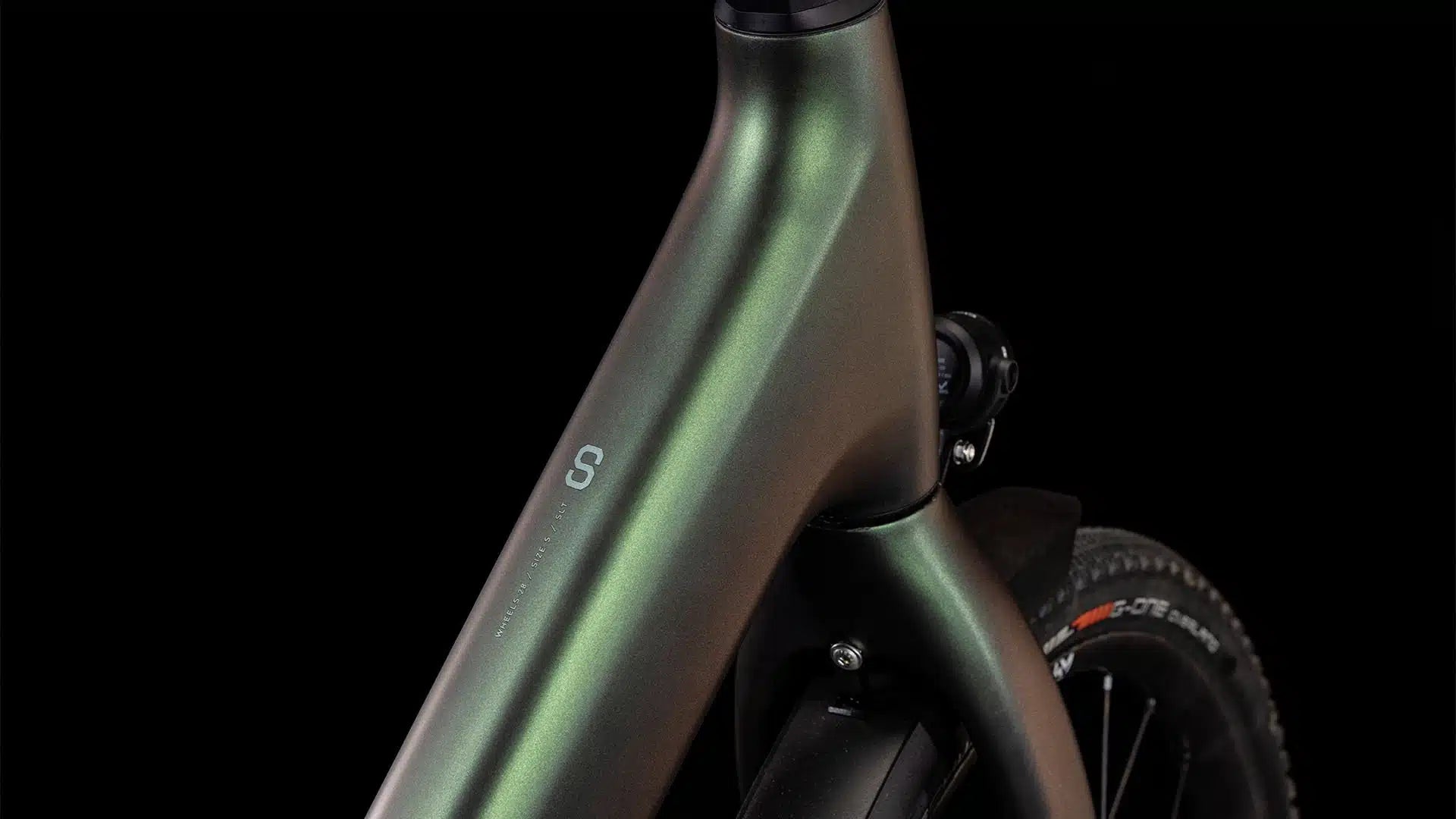 CUBE KATHMANDU HYBRID C:62 SLX 400X sähköpyörä - stellar n origano green