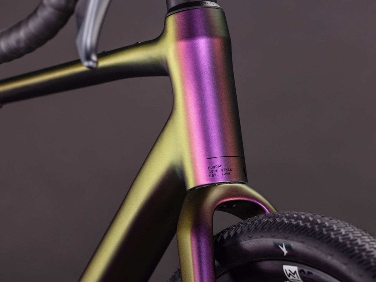 CUBE NUROAD SLX molotov´n´black gravel velosipēds