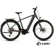 CUBE KATHMANDU HYBRID EXC 800 28 Elektrotourenrad – Zeder und Chrom