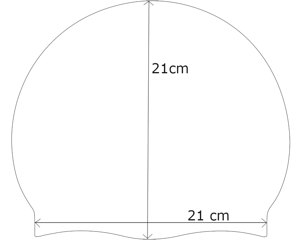 AQUAS - SPEED EAR CAP Big silicone swim cap - red - AQUA - SPEED - Evelostore