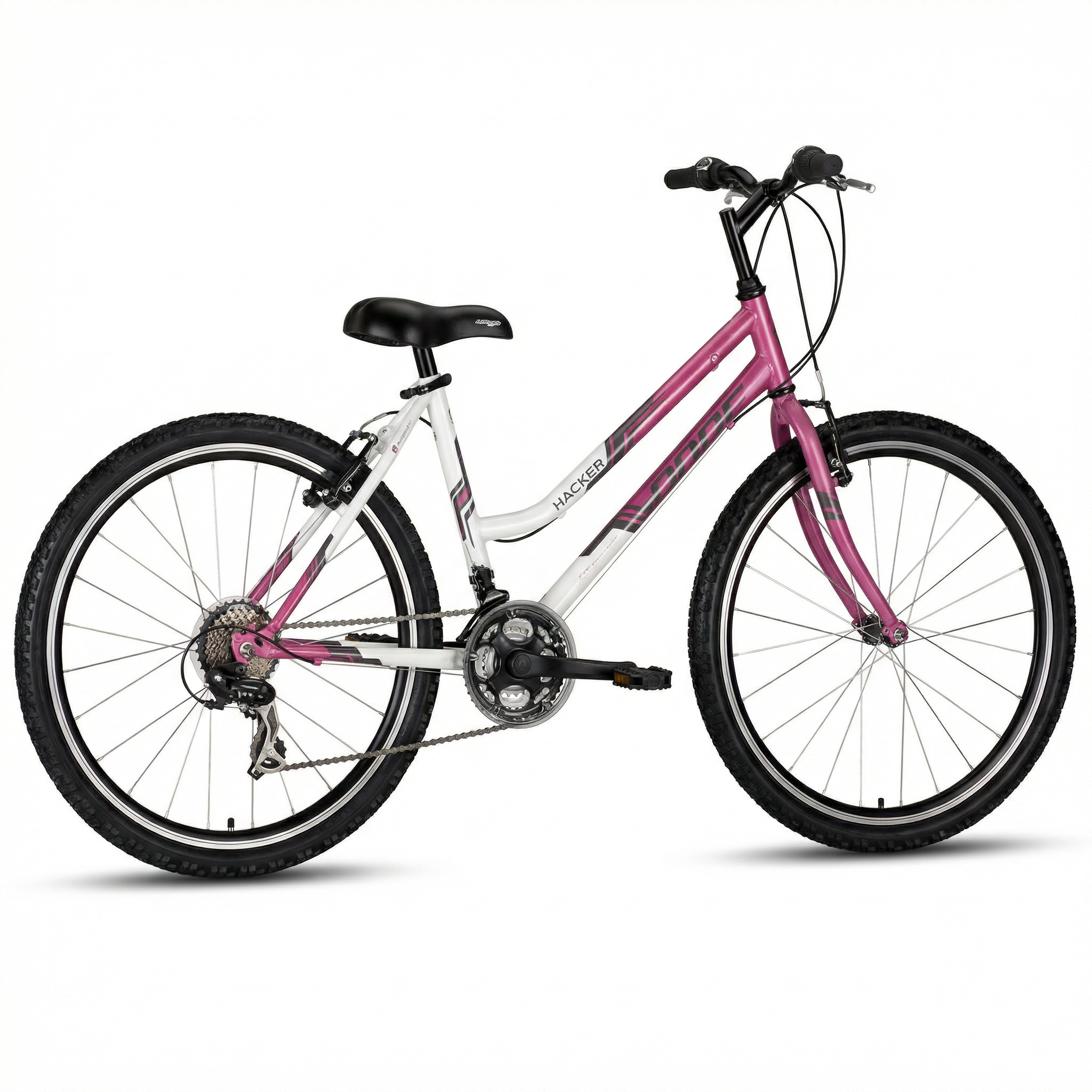 DRAG HACKER LADY 26" velosipēds – rozā/balts