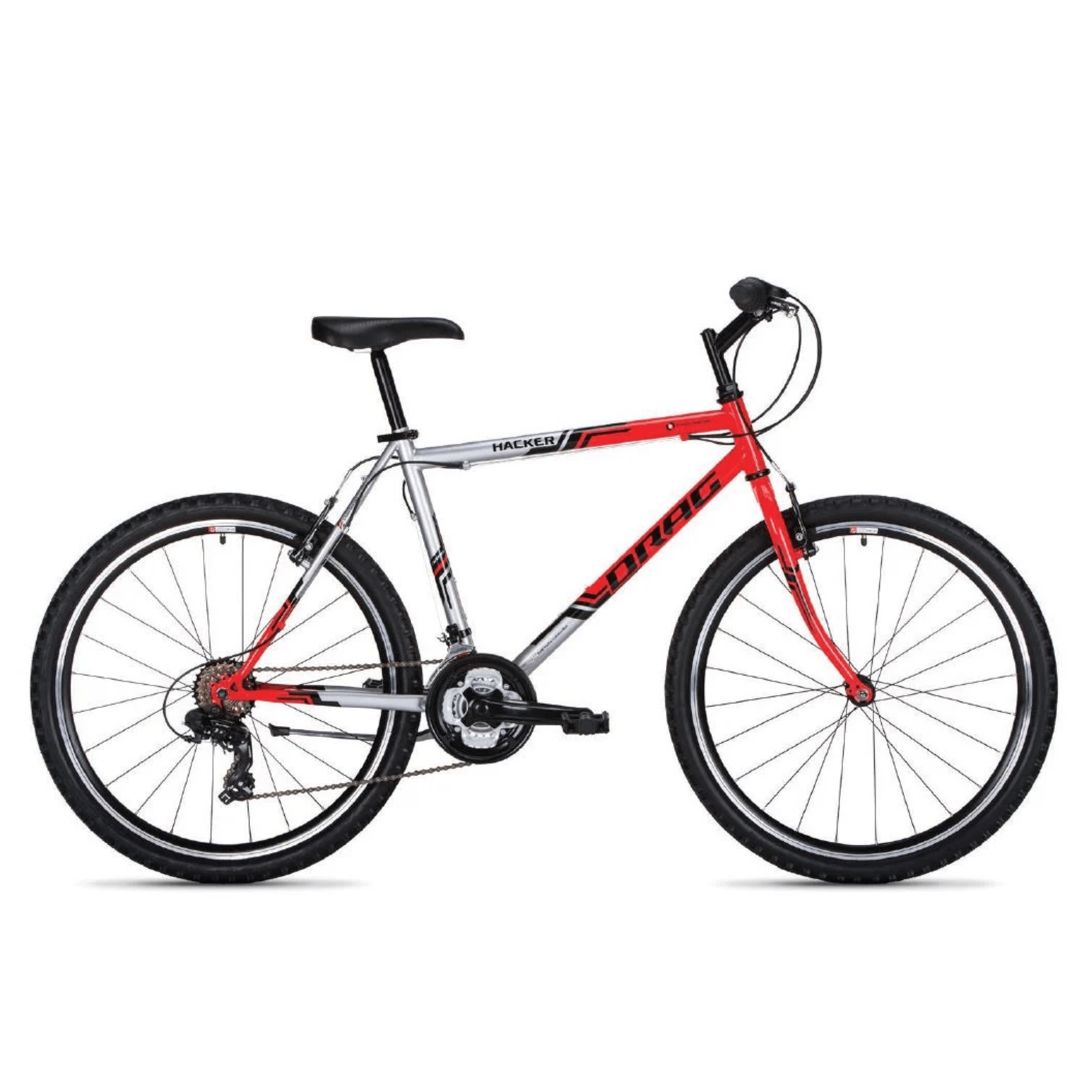 DRAG HACKER 24 kids bike - red/white – Evelostore