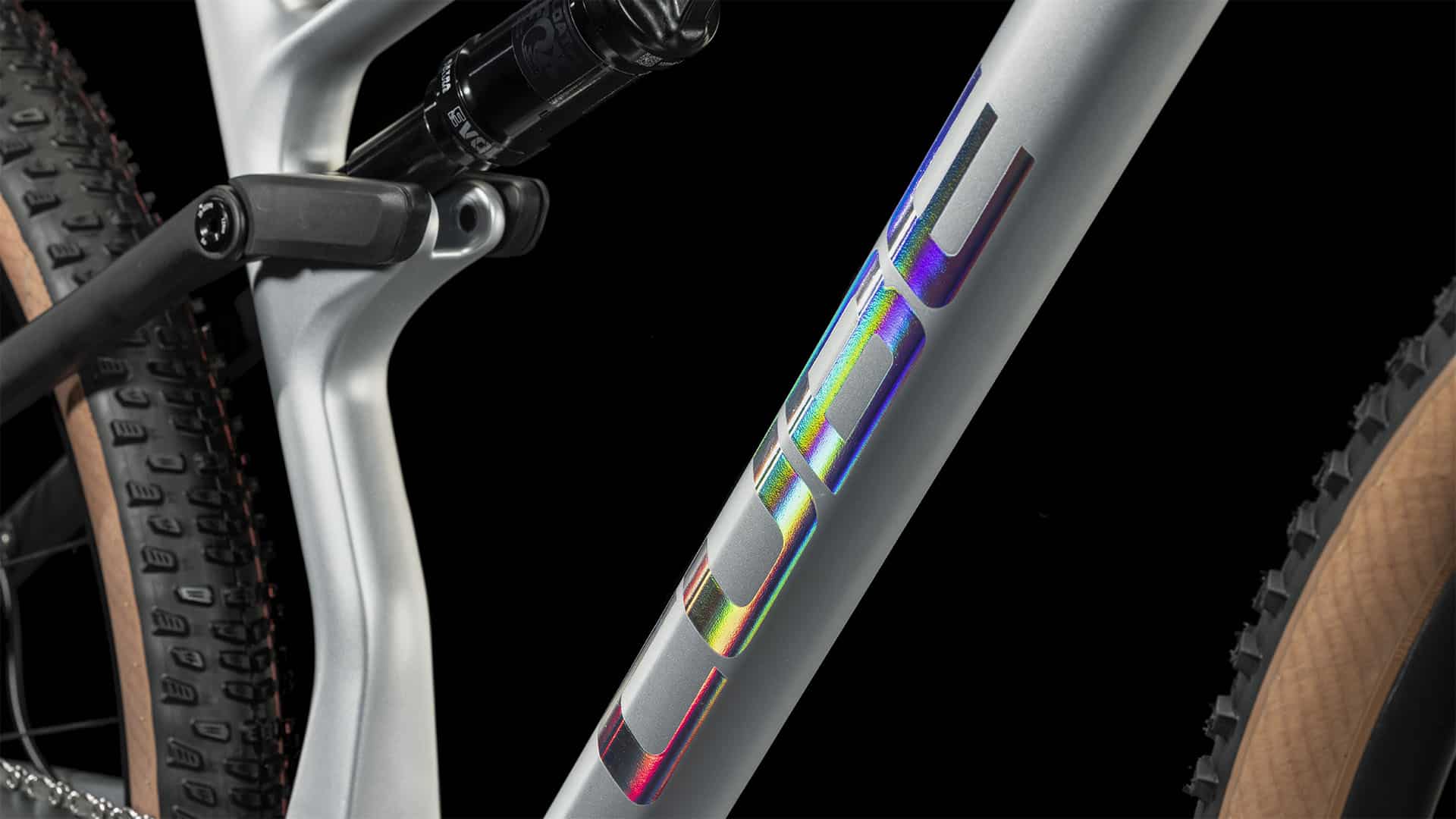 CUBE AMS ZERO99 C:68X RACE 29 full suspension bike - silver n black