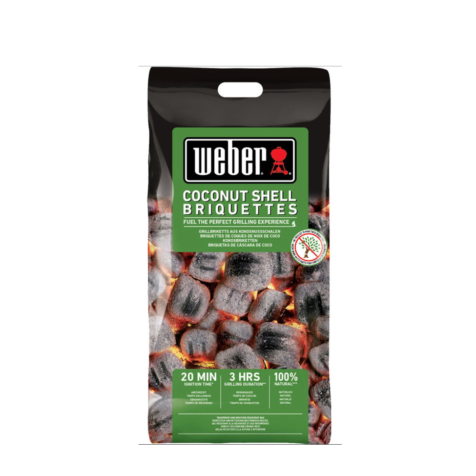 WEBER kookospähkinänkuoribriketit 4kg 18401