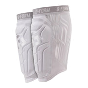 G - FORM V2 soccer shin guards (Adult) - white/platinum - G - FORM - Evelostore