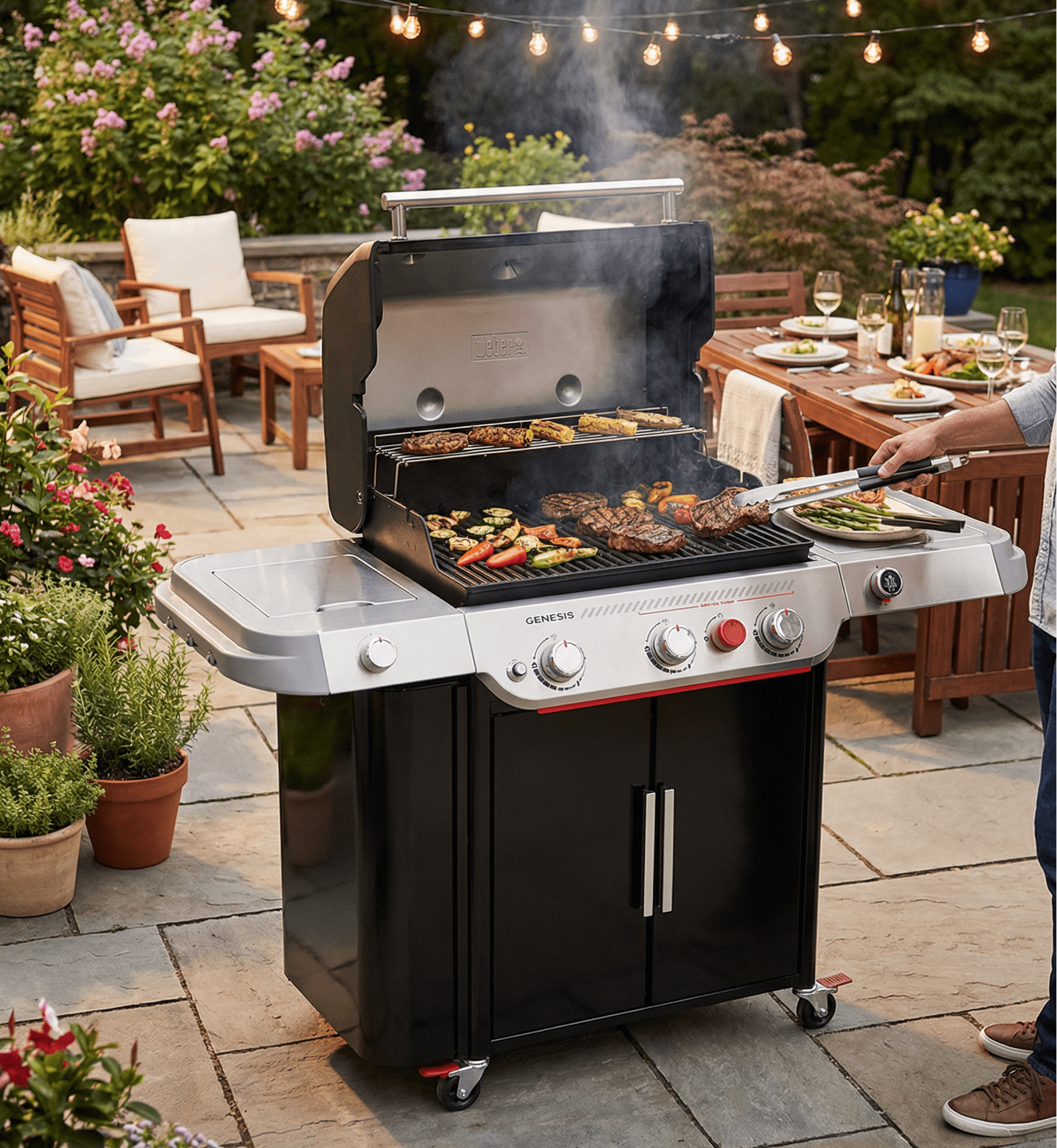 Weber Genesis EPX-335W Smart Gas Grill – 3 Burner BBQ with Wi-Fi Weber Genesis EPX-335W Smart Gas Grill – 3 Burner BBQ with Wi-Fi
