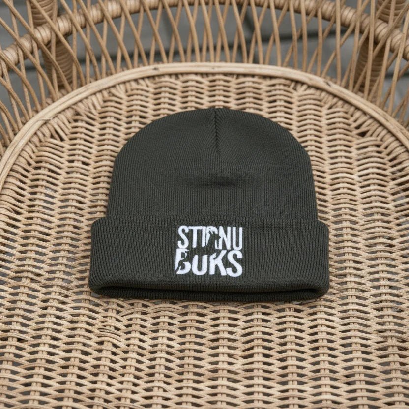 STIRNU BUKS cuff knit beanie – olive - ELEVEN SPORTSWEAR - Evelostore