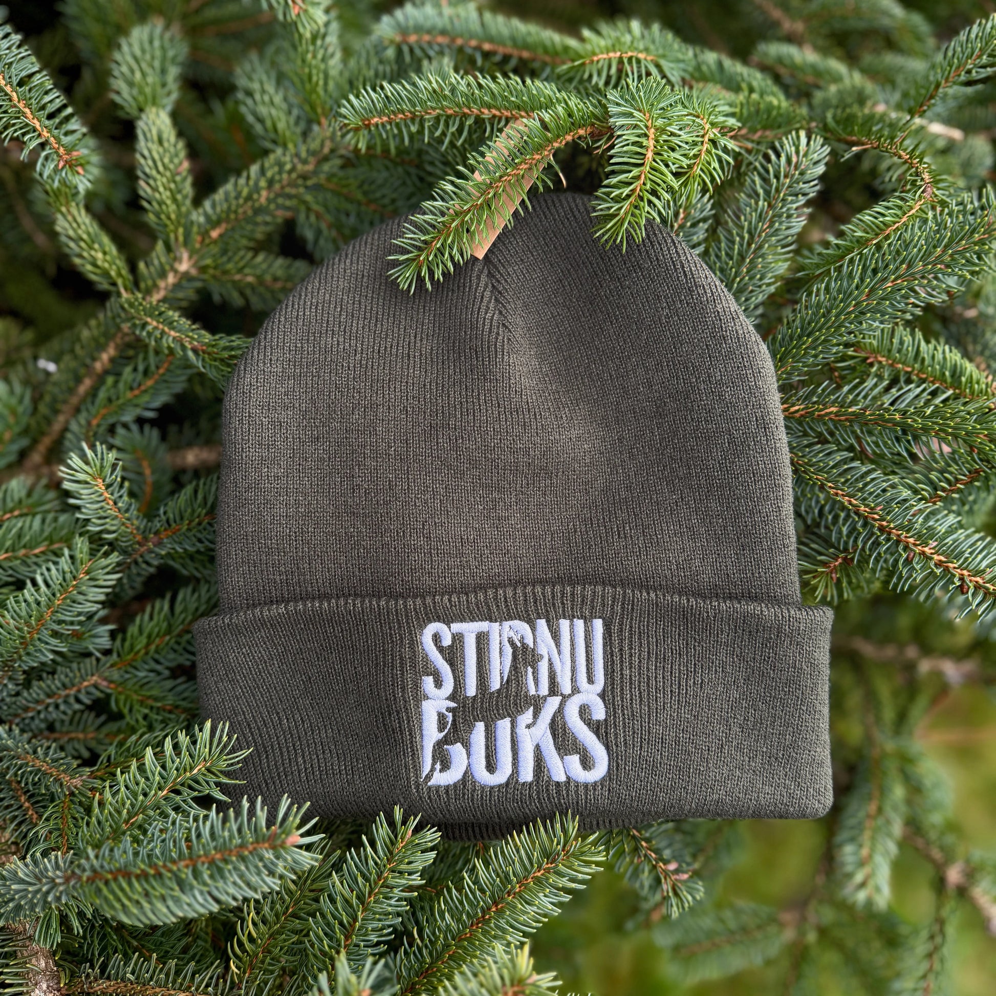 STIRNU BUKS cuff knit beanie – olive - ELEVEN SPORTSWEAR - Evelostore