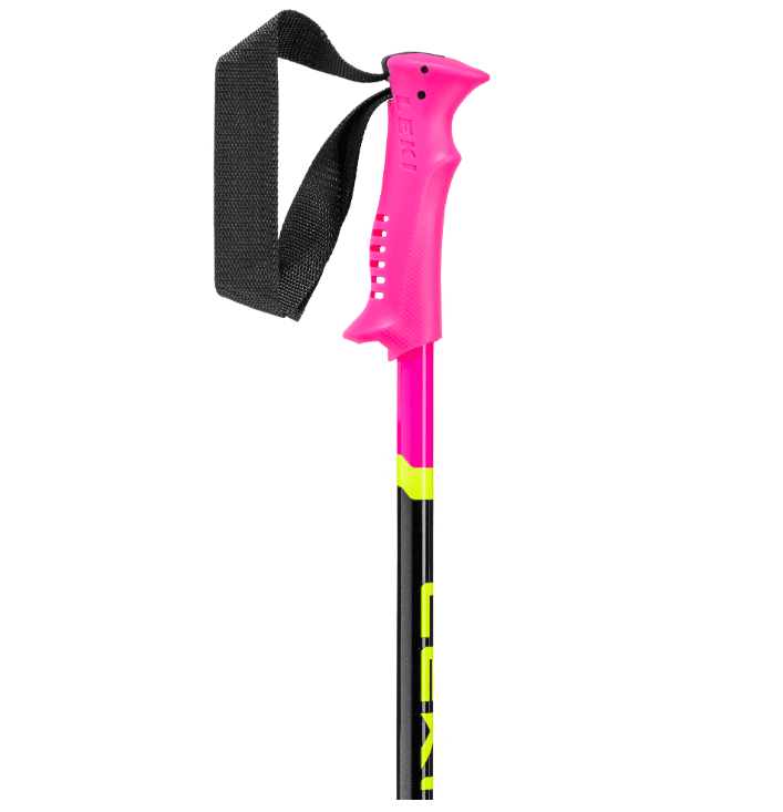 LEKI RACING Kids poles - neon pink - LEKI - Evelostore