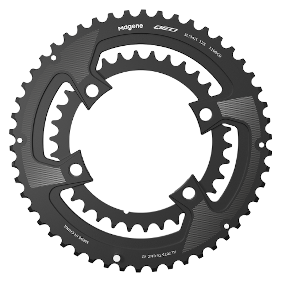 MAGENE QED LIGHTWEIGHT SPLIT chainring - 11-12 speed