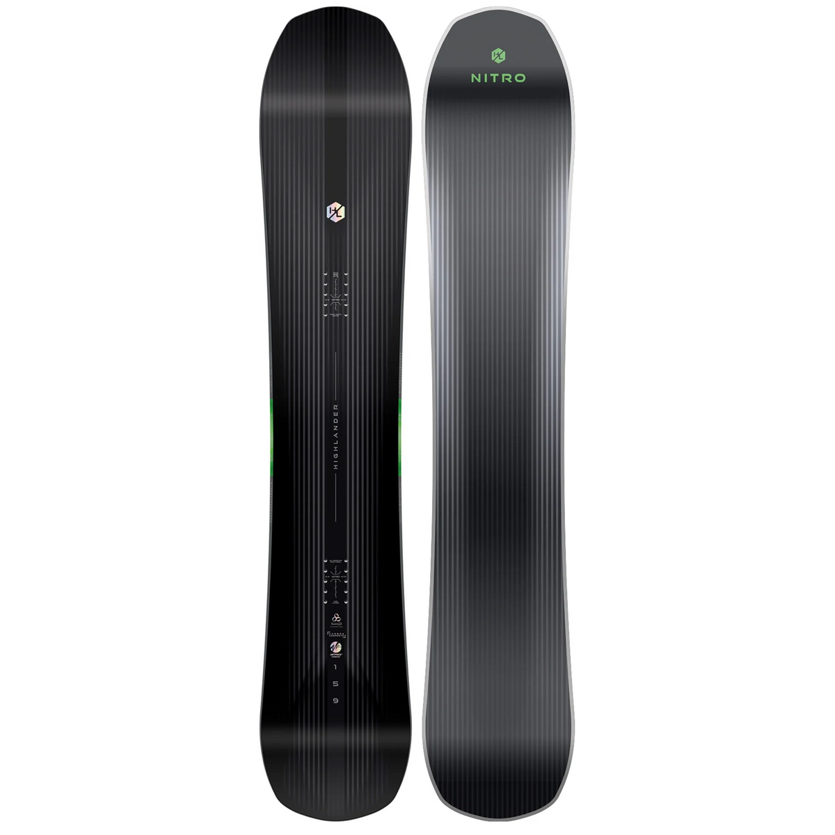 NITRO HIGHLANDER snowboard - sort
