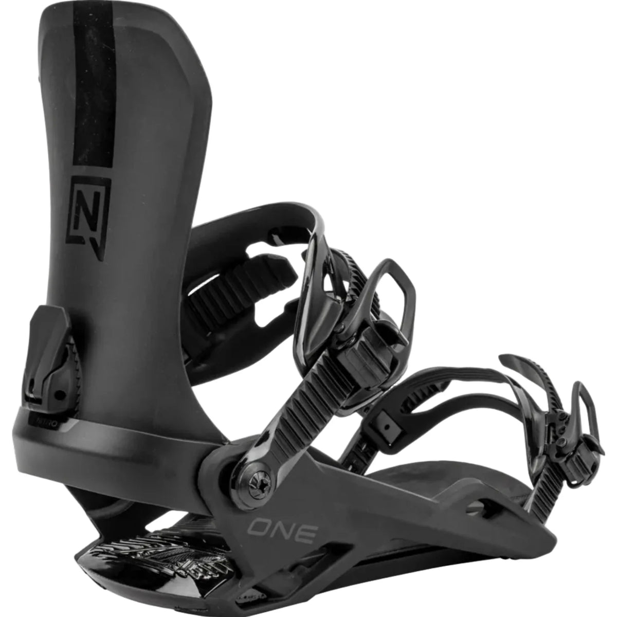 NITRO ONE snowboard bindings - ultra black
