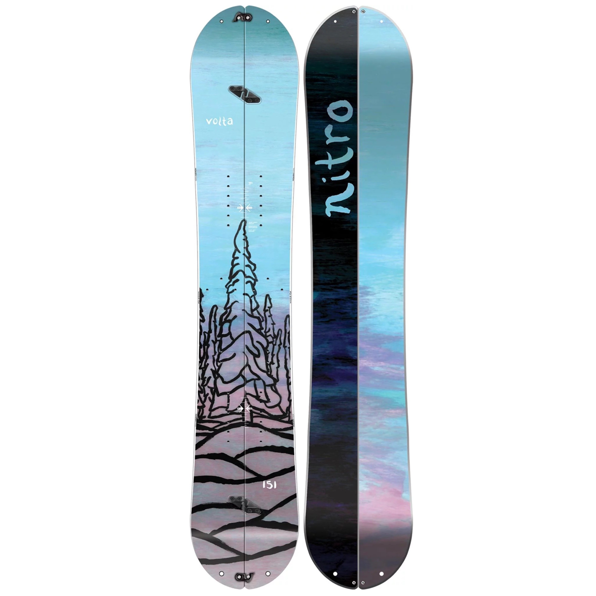 Snowboard split NITRO VOLTA pour femme