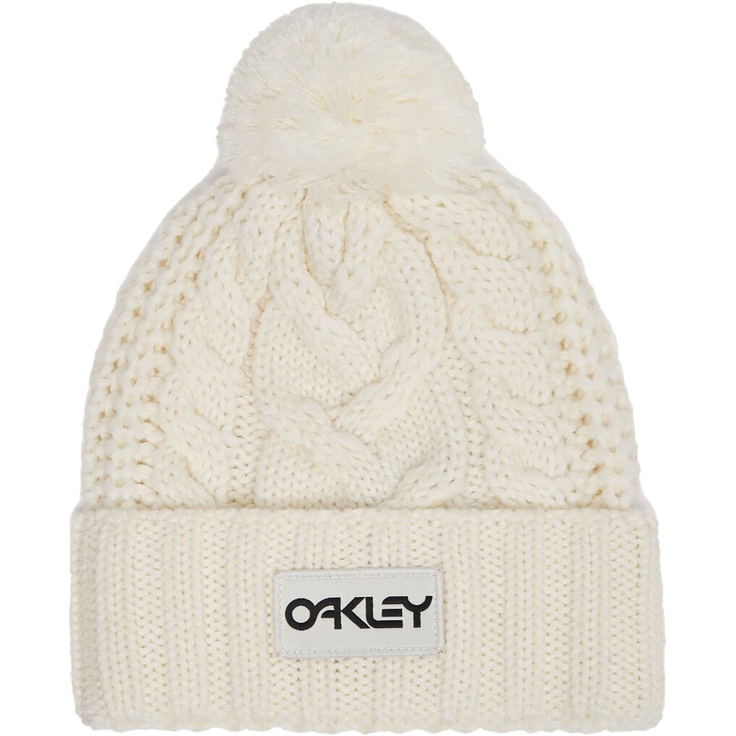 OAKLEY HARPER POM knitted beanie -  white