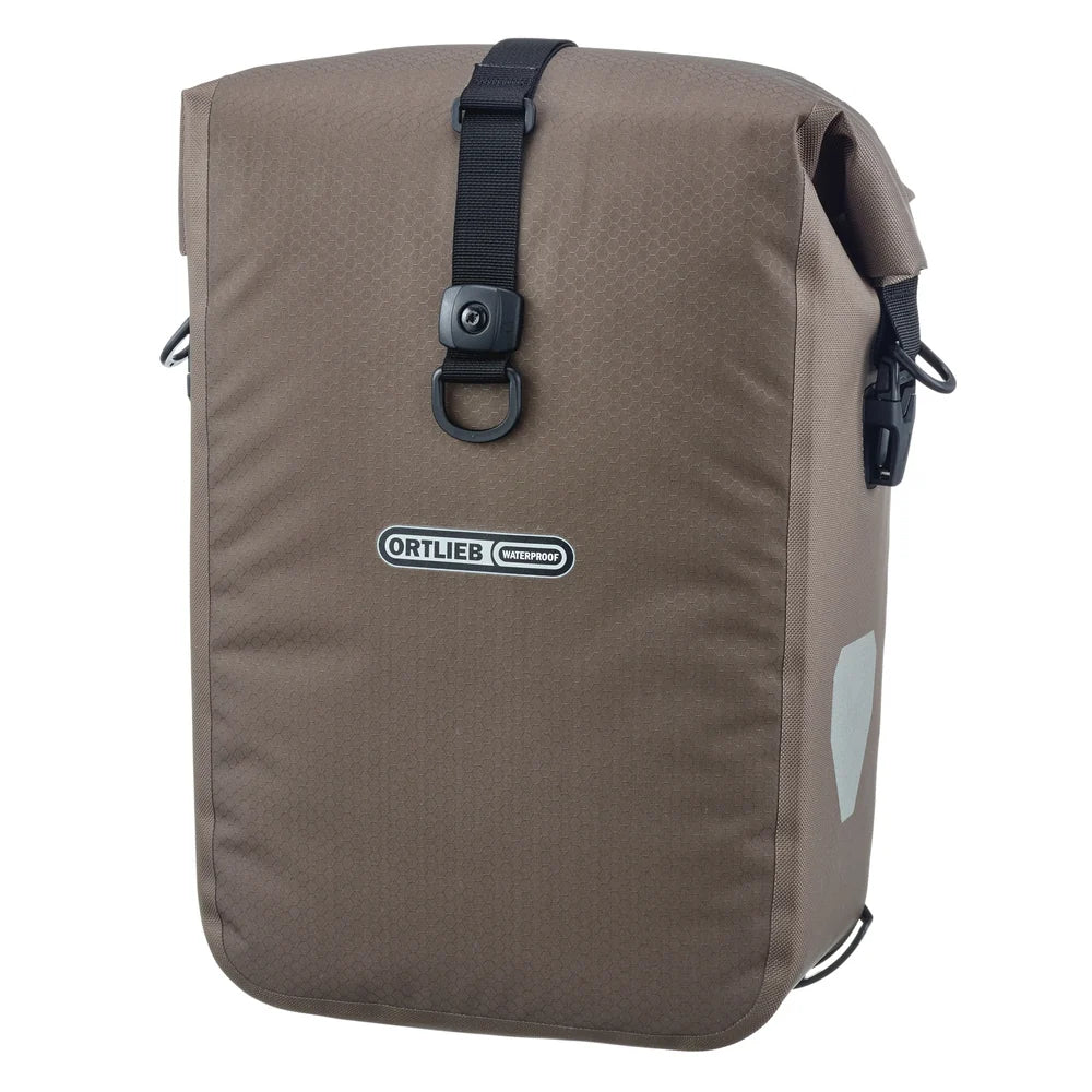 ORTLIEB GRAVEL-PACK SINGLE 14.5L cykeltaske – mørkt sand