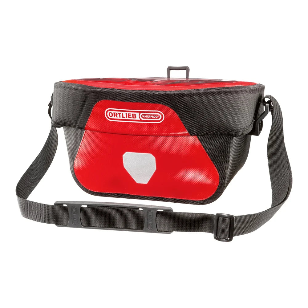 Bolsa de manillar ORTLIEB ULTIMATE 5L - roja/negra