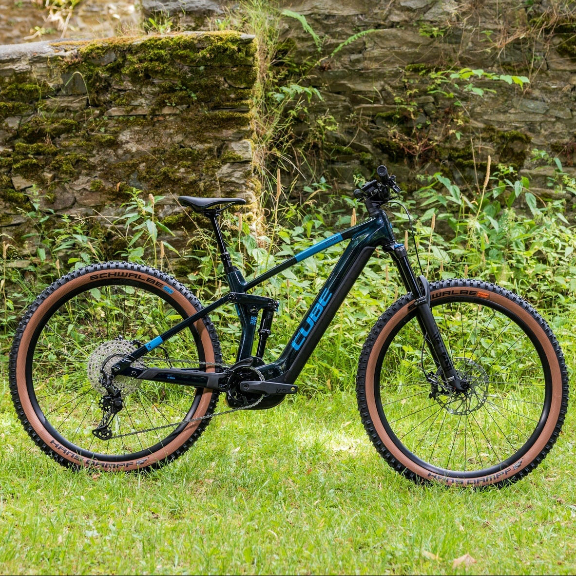 CUBE STEREO HYBRID 140 HPC SLX 750 29 electric mountainbike - liquidblue´n´blue