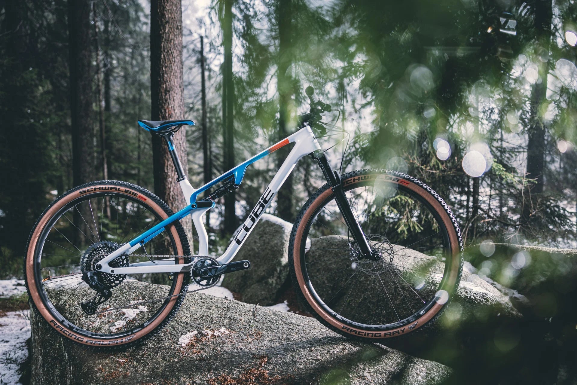 CUBE AMS ZERO99 C:68X SLX 29 full suspension bike - teamline
