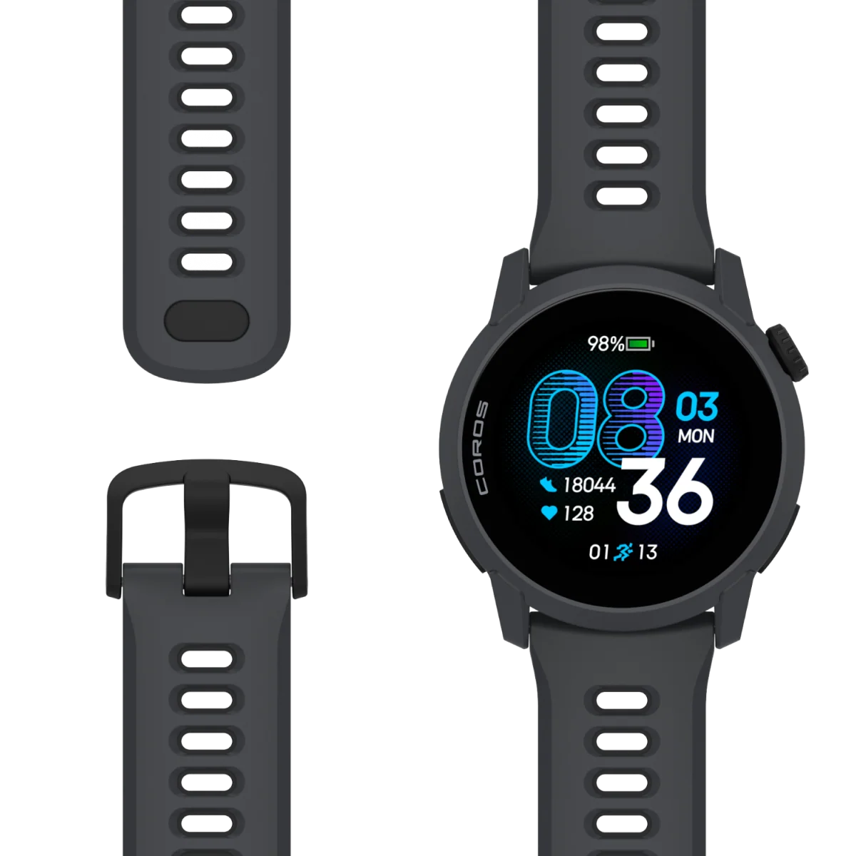COROS PACE 4 GPS Sport Watch – Silicone Black
