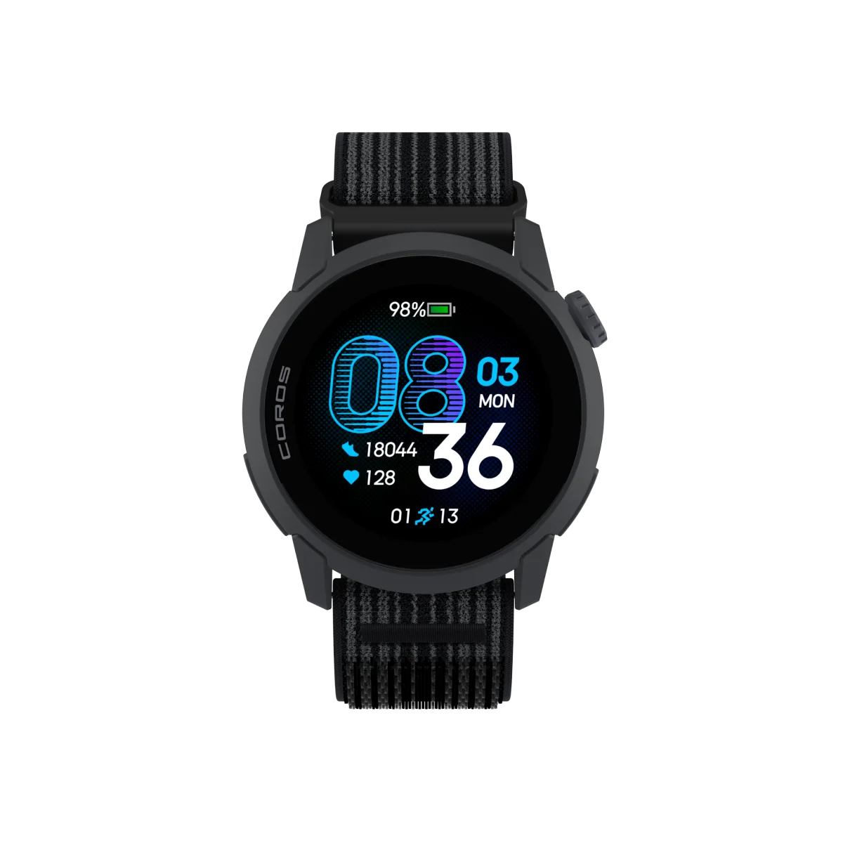COROS PACE 4 GPS-sportsur – sort nylon